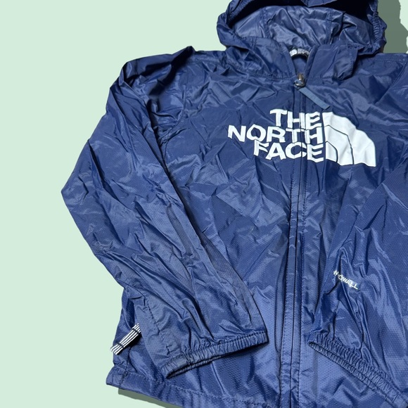 Youth The North Face Jacket Navy Blue Youth Size XS Windbreaker Wall Zip Up - Picture 3 of 9